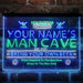 Personalized Soccer Man Cave Deluxe App-Enabled 3-Color LED Light Sign - Way Up Gifts