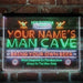 Personalized Soccer Man Cave Deluxe App-Enabled 3-Color LED Light Sign - Way Up Gifts