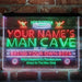 Personalized Soccer Man Cave Deluxe App-Enabled 3-Color LED Light Sign - Way Up Gifts