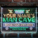 Personalized Soccer Man Cave Deluxe App-Enabled 3-Color LED Light Sign - Way Up Gifts
