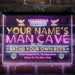 Personalized Soccer Man Cave Deluxe App-Enabled 3-Color LED Light Sign - Way Up Gifts