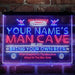 Personalized Soccer Man Cave Deluxe App-Enabled 3-Color LED Light Sign - Way Up Gifts