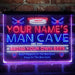 Personalized Ice Hockey Sport Deluxe App-Enabled 3-Color LED Light Sign - Way Up Gifts