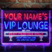 Personalized VIP Lounge Bar Deluxe App-Enabled 3-Color LED Light Sign - Way Up Gifts