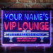 Personalized VIP Lounge Bar Deluxe App-Enabled 3-Color LED Light Sign - Way Up Gifts