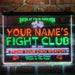 Personalized Fight Club Deluxe App-Enabled 3-Color LED Light Sign - Way Up Gifts
