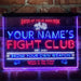 Personalized Fight Club Deluxe App-Enabled 3-Color LED Light Sign - Way Up Gifts