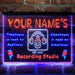 Personalized Recording Studio On Air Deluxe App-Enabled 3-Color LED Light Sign - Way Up Gifts