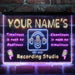Personalized Recording Studio On Air Deluxe App-Enabled 3-Color LED Light Sign - Way Up Gifts