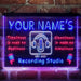 Personalized Recording Studio On Air Deluxe App-Enabled 3-Color LED Light Sign - Way Up Gifts