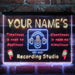 Personalized Recording Studio On Air Deluxe App-Enabled 3-Color LED Light Sign - Way Up Gifts