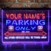 Personalized Parking Space Garage Deluxe App-Enabled 3-Color LED Light Sign - Way Up Gifts