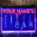 Personalized Guitar Hero Room Deluxe App-Enabled 3-Color LED Light Sign - Way Up Gifts