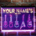 Personalized Guitar Hero Room Deluxe App-Enabled 3-Color LED Light Sign - Way Up Gifts