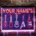 Personalized Guitar Hero Room Deluxe App-Enabled 3-Color LED Light Sign - Way Up Gifts