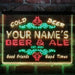 Personalized Beer & Ale Bar Deluxe App-Enabled 3-Color LED Light Sign - Way Up Gifts