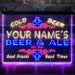 Personalized Beer & Ale Bar Deluxe App-Enabled 3-Color LED Light Sign - Way Up Gifts