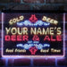 Personalized Beer & Ale Bar Deluxe App-Enabled 3-Color LED Light Sign - Way Up Gifts
