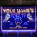 Personalized Penalty Box Hockey Deluxe App-Enabled 3-Color LED Light Sign - Way Up Gifts
