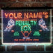 Personalized Penalty Box Hockey Deluxe App-Enabled 3-Color LED Light Sign - Way Up Gifts