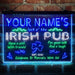 Personalized Irish Pub Deluxe App-Enabled 3-Color LED Light Sign - Way Up Gifts