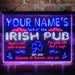 Personalized Irish Pub Deluxe App-Enabled 3-Color LED Light Sign - Way Up Gifts
