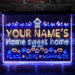 Personalized Home Sweet Home Deluxe App-Enabled 3-Color LED Light Sign - Way Up Gifts