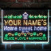 Personalized Home Sweet Home Deluxe App-Enabled 3-Color LED Light Sign - Way Up Gifts