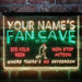 Personalized Baseball Fan Cave Deluxe App-Enabled 3-Color LED Light Sign - Way Up Gifts