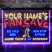 Personalized Baseball Fan Cave Deluxe App-Enabled 3-Color LED Light Sign - Way Up Gifts