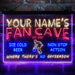 Personalized Basketball Fan Cave Deluxe App-Enabled 3-Color LED Light Sign - Way Up Gifts