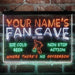 Personalized Basketball Fan Cave Deluxe App-Enabled 3-Color LED Light Sign - Way Up Gifts