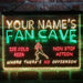 Personalized Football Fan Cave Deluxe App-Enabled 3-Color LED Light Sign - Way Up Gifts