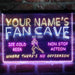 Personalized Football Fan Cave Deluxe App-Enabled 3-Color LED Light Sign - Way Up Gifts