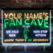 Personalized Golf Fan Cave Deluxe App-Enabled 3-Color LED Light Sign - Way Up Gifts