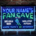 Personalized Hockey Fan Cave Deluxe App-Enabled 3-Color LED Light Sign - Way Up Gifts