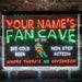Personalized Hockey Fan Cave Deluxe App-Enabled 3-Color LED Light Sign - Way Up Gifts