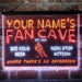 Personalized Hockey Fan Cave Deluxe App-Enabled 3-Color LED Light Sign - Way Up Gifts