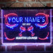 Personalized Martini Lounge Deluxe App-Enabled 3-Color LED Light Sign - Way Up Gifts