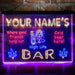Personalized High Life Bar Deluxe App-Enabled 3-Color LED Light Sign - Way Up Gifts