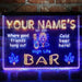 Personalized High Life Bar Deluxe App-Enabled 3-Color LED Light Sign - Way Up Gifts