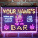 Personalized High Life Bar Deluxe App-Enabled 3-Color LED Light Sign - Way Up Gifts