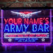 Personalized Army Bar Deluxe App-Enabled 3-Color LED Light Sign - Way Up Gifts