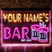 Personalized Beer Mug Decoration Deluxe App-Enabled 3-Color LED Light Sign - Way Up Gifts