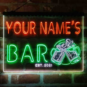 Personalized Beer Mug Deco Deluxe App-Enabled 3-Color LED Light Sign - LED Gift Works