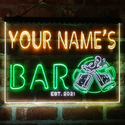 Personalized Beer Mug Deco Deluxe App-Enabled 3-Color LED Light Sign - LED Gift Works