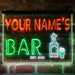 Personalized Gin Tonic Bottle Deluxe App-Enabled 3-Color LED Light Sign - Way Up Gifts
