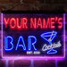 Personalized Cocktail Glass Bar Deluxe App-Enabled 3-Color LED Light Sign - Way Up Gifts