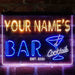 Personalized Cocktail Glass Bar Deluxe App-Enabled 3-Color LED Light Sign - Way Up Gifts