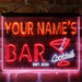 Personalized Cocktail Glass Bar Deluxe App-Enabled 3-Color LED Light Sign - Way Up Gifts